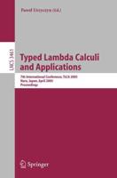 Typed Lambda Calculi and Applications : 7th International Conference, TLCA 2005, Nara, Japan, April 21-23, 2005, Proceedings