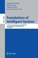 Foundations of Intelligent Systems Lecture Notes in Artificial Intelligence