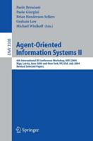 Agent-Oriented Information Systems II Lecture Notes in Artificial Intelligence