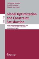 Global Optimization and Constraint Satisfaction Theoretical Computer Science and General Issues