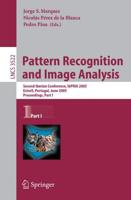 Pattern Recognition and Image Analysis Image Processing, Computer Vision, Pattern Recognition, and Graphics