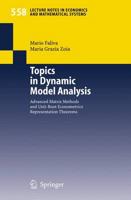 Topics in Dynamic Model Analysis
