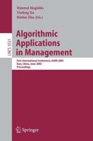 Algorithmic Applications in Management Information Systems and Applications, Incl. Internet/Web, and HCI