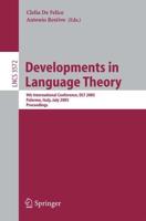 Developments in Language Theory Theoretical Computer Science and General Issues