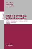 Database: Enterprise, Skills and Innovation Information Systems and Applications, Incl. Internet/Web, and HCI