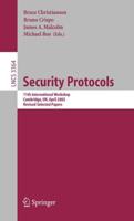 Security Protocols Security and Cryptology