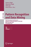 Pattern Recognition and Data Mining Image Processing, Computer Vision, Pattern Recognition, and Graphics
