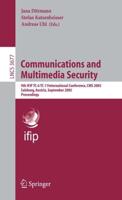 Communications and Multimedia Security Security and Cryptology