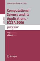 Computational Science and Its Applications - ICCSA 2006 Theoretical Computer Science and General Issues