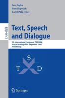 Text, Speech and Dialogue : 9th International Conference, TSD 2006, Brno, Czech Republic, September 11-15, 2006, Proceedings