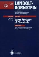 Vapor Pressure and Antoine Constants for Nitrogen Containing Organic Compounds. Physical Chemistry