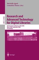 Research and Advanced Technology for Digital Libraries : 6th European Conference, ECDL 2002, Rome, Italy, September 16-18, 2002, Proceedings