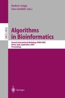 Algorithms in Bioinformatics