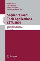 Sequences and Their Applications - SETA 2006 : 4th International Conference, Beijing, China, September 24-28, 2006, Proceedings