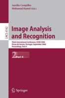 Image Analysis and Recognition : Third International Conference, ICIAR 2006, Póvoa de Varzim, Portugal, September 18-20, 2006, Proceedings, Part II