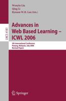 Advances in Web Based Learning - ICWL 2006
