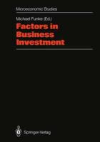 Factors in Business Investment