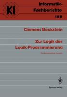 Zur Logik Der Logik-Programmierung Subreihe Künstliche Intelligenz