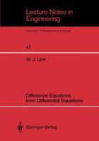 Difference Equations from Differential Equations