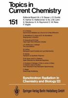 Synchrotron Radiation in Chemistry and Biology III