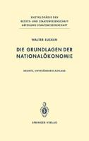 Die Grundlagen Der Nationalökonomie. Abteilung Staatswissenschaft