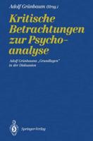 Kritische Betrachtungen Zur Psychoanalyse