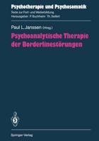 Psychoanalytische Therapie Der Borderlinestörungen