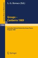 Groups - Canberra 1989