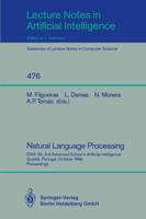 Natural Language Processing Lecture Notes in Artificial Intelligence