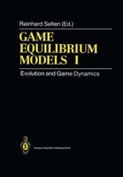 Game Equilibrium Models I : Evolution and Game Dynamics