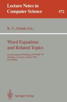 Word Equations and Related Topics