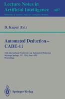 Automated Deduction - CADE-11 Lecture Notes in Artificial Intelligence