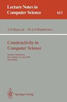 Constructivity in Computer Science