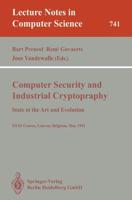 Computer Security and Industrial Cryptography