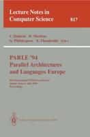 PARLE '94 Parallel Architectures and Languages Europe