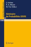Seminaire De Probabilites XXVIII. Séminaire De Probabilités