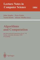 Algorithms and Computations