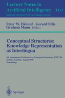 Conceptual Structures: Knowledge Representations as Interlingua Lecture Notes in Artificial Intelligence