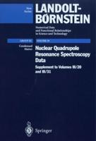Nuclear Quadrupole Resonance Spectroscopy Data Condensed Matter