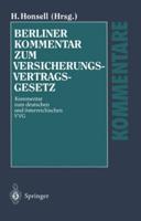 Berliner Kommentar Zum Versicherungsvertragsgesetz