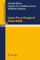 Linear Pro-P-Groups of Finite Width
