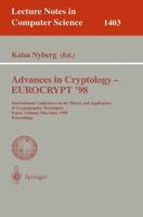 Advances in Cryptology