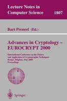 Advances in Cryptology