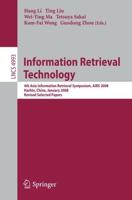 Information Retrieval Technology Information Systems and Applications, Incl. Internet/Web, and HCI