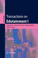 Transactions on Edutainment I. Transactions on Edutainment