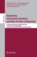 Databases, Information Systems, and Peer-to-Peer Computing Information Systems and Applications, Incl. Internet/Web, and HCI
