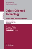Object-Oriented Technology.ECOOP 2006 Workshop Reader Programming and Software Engineering