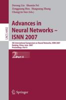 Advances in Neural Networks - ISNN 2007 Theoretical Computer Science and General Issues