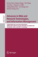 Advances in Web and Network Technologies, and Information Management Information Systems and Applications, Incl. Internet/Web, and HCI
