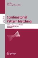 Combinatorial Pattern Matching Theoretical Computer Science and General Issues